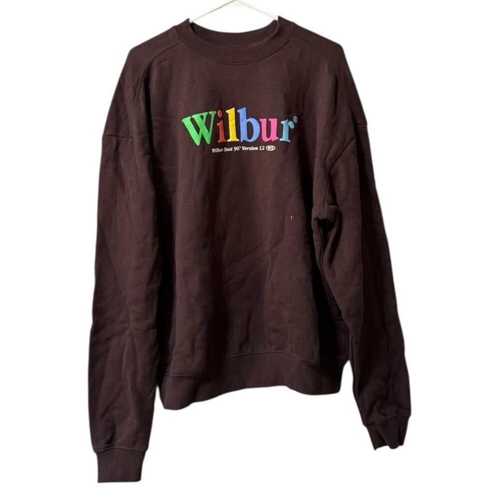 Wilbur Soot Sweatshirt 96 Version 1.2 Men Size Small Brown Crew Neck Gamer Music